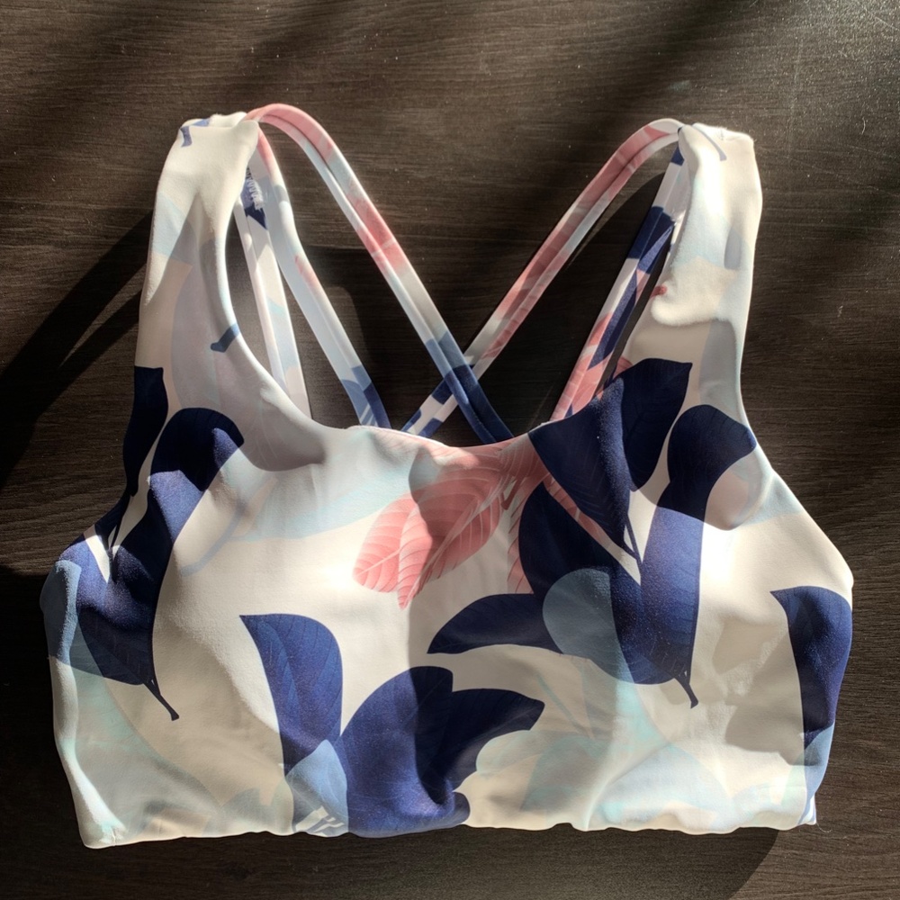 Floral Sports Bra Barbella Box